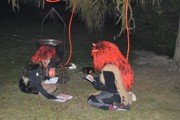 Lampionový průvod se strašením v zahradách.-a182