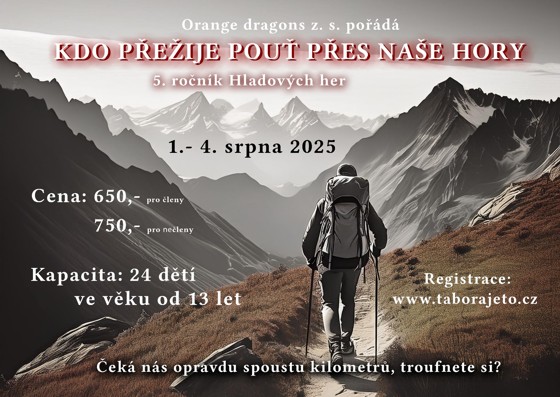 KDO PŘEŽIJE POUŤ PŘES NAŠE HORY